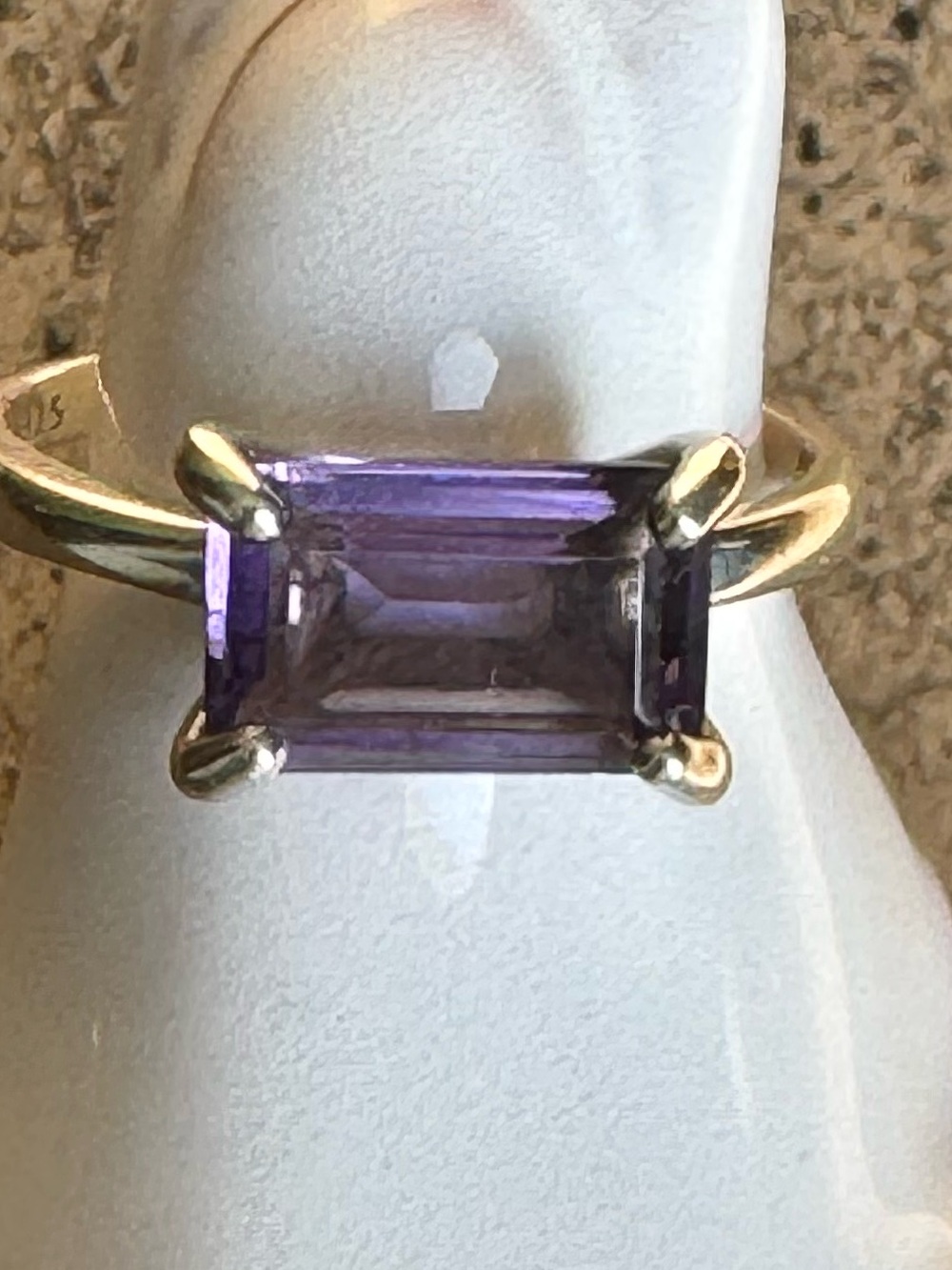 Amethyst Statement Ring NWOT